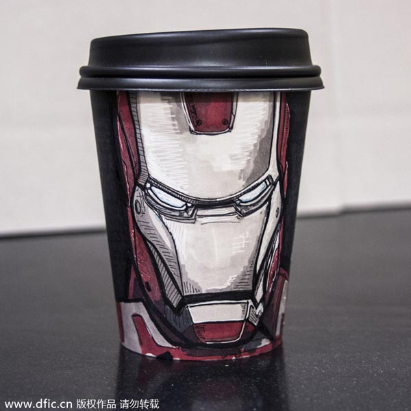 Bored graphic designer creates magnificent cups