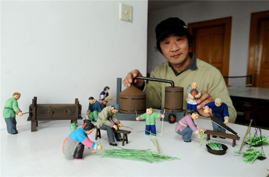 Clay figurines depict early Jiangnan culture