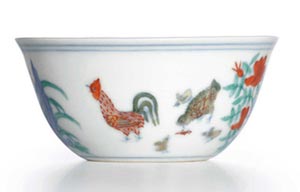 Ming Dynasty 'chicken cup' sells for record $36 million