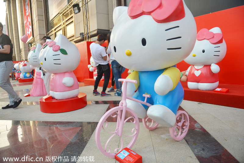 Hello Kitty celebrates 40th anniversary in Shanghai