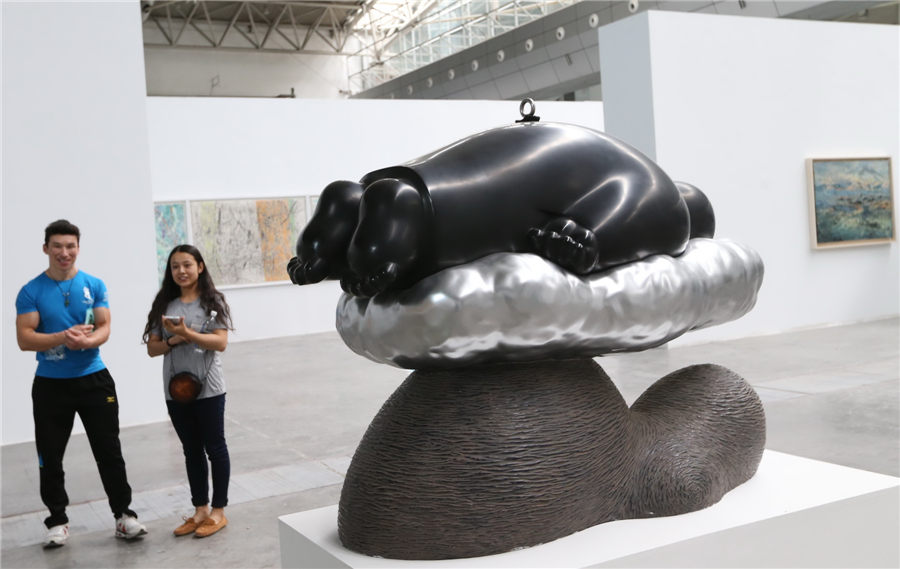 1st biennial int'l art expo debuts in Xinjiang