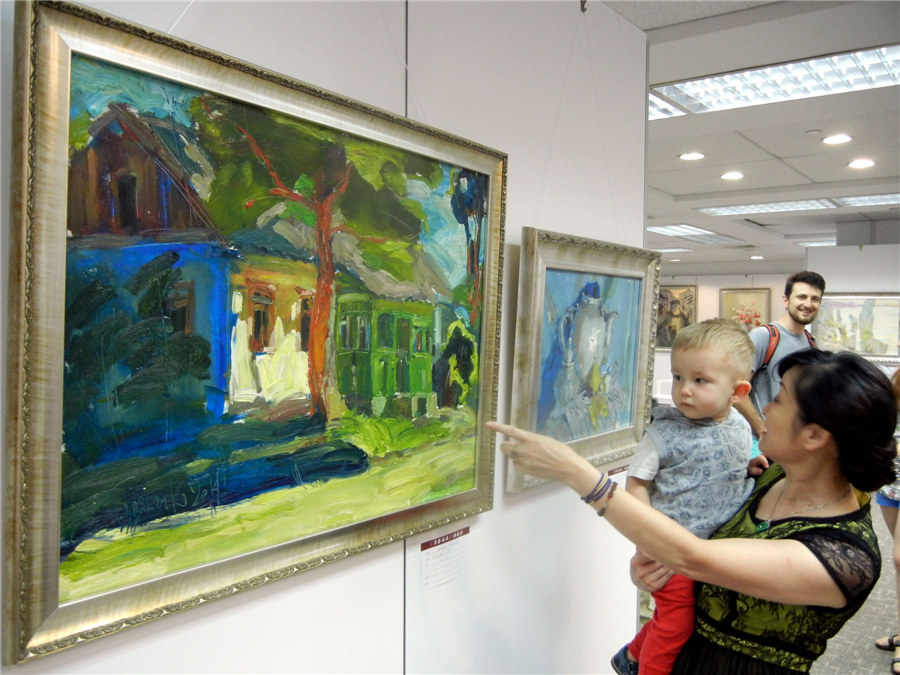 Ukraine contemporary oil paintings visit Suzhou