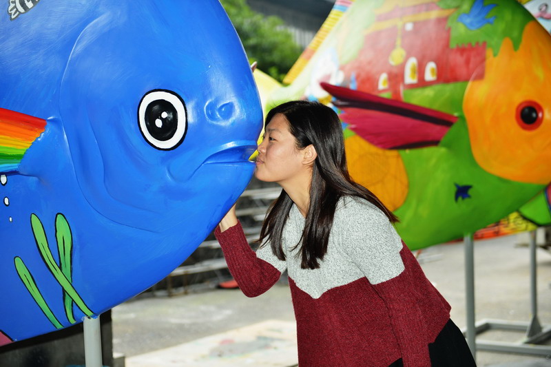 108 dream fish swim into China Academy of Arts