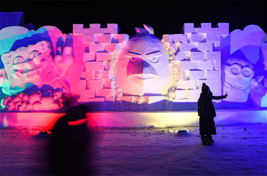 Snow Sculptures in Northeast China