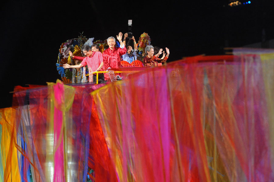 Chingay Parade held in Singapore to celebrate Spring Festival