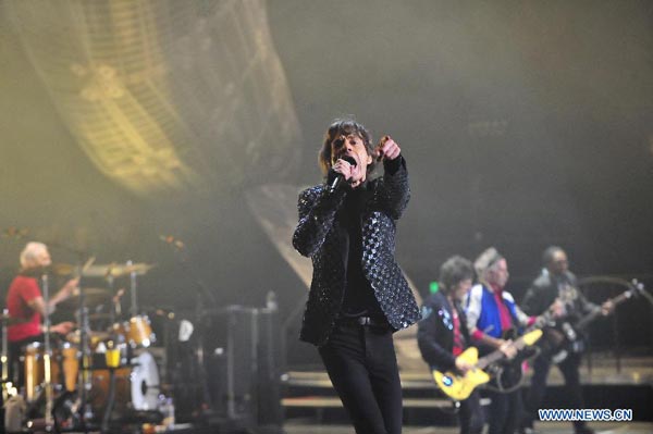 The Rolling Stones hold concert in Shanghai