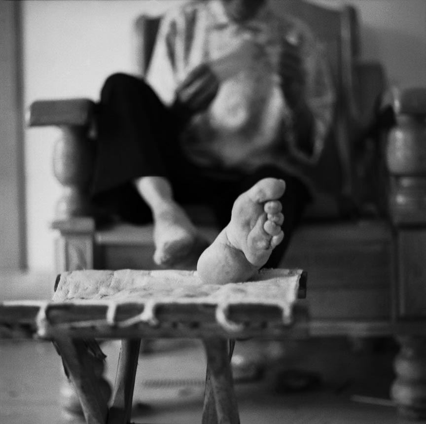 Chinese women with bound feet