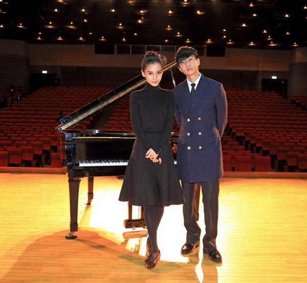 Angelababy joins JJ Lin's new MV shooting