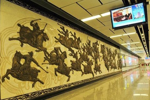 Artistic metro stations in China