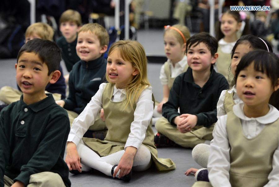 Children perform 'Ballad of Mulan' in NYC