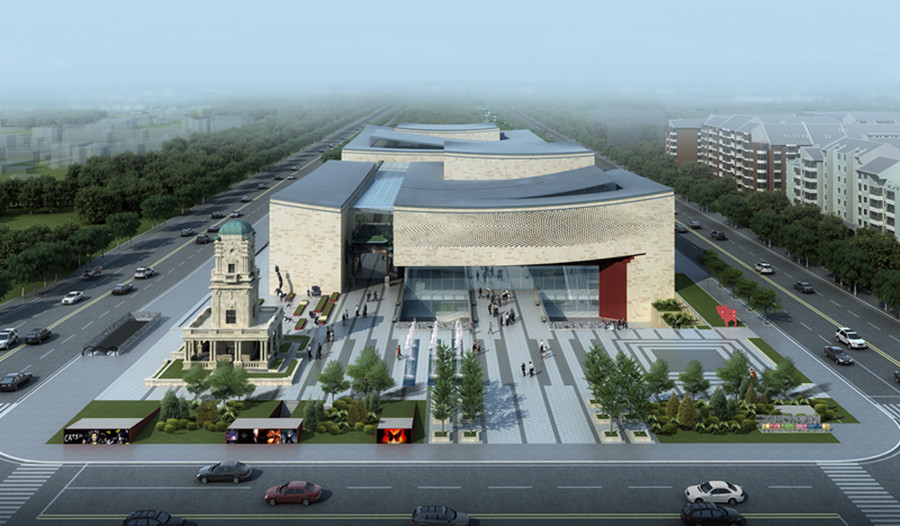 A glimpse of the upcoming Tianqiao Performing Arts Center