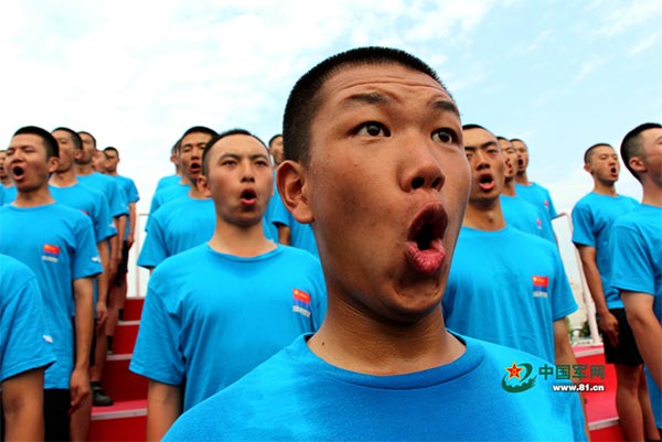 Chorus of the PLA gears up for Sept 3 parade