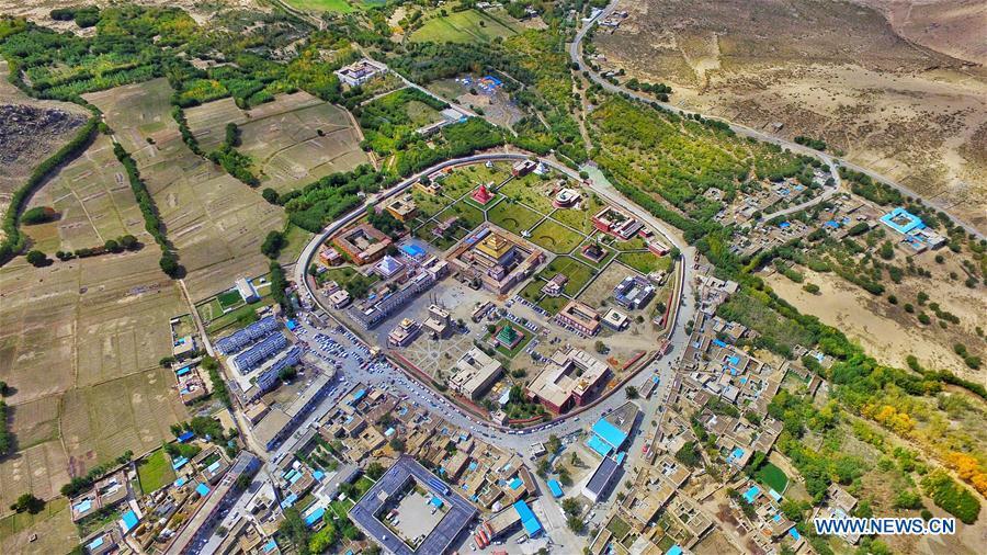 Sanyai Monastery in Zhanang county, Tibet