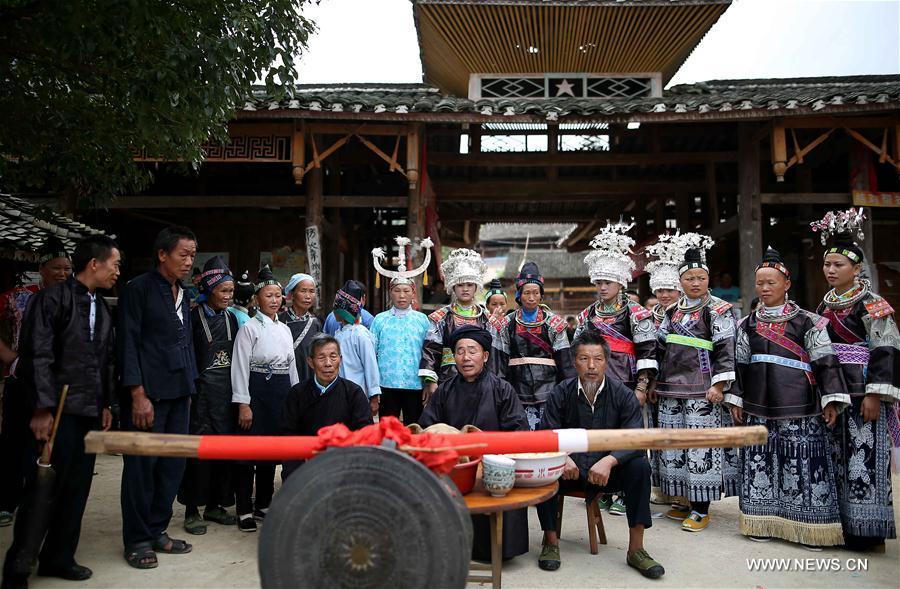 Villagers of Miao ethnic group celebrate 'Chixin' Festival