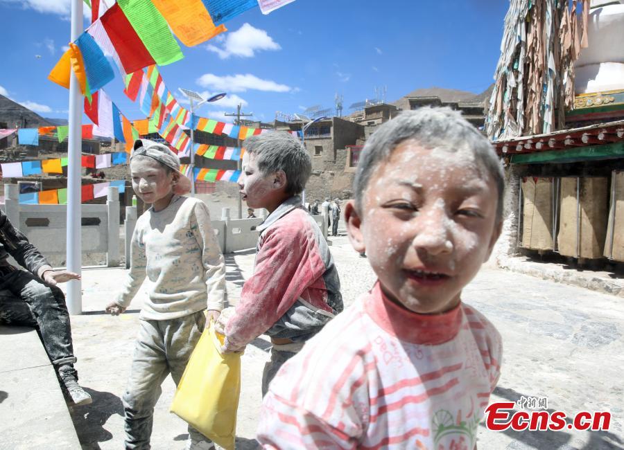 Tibetans celebrate 'Zanba Festival' in Qinghai