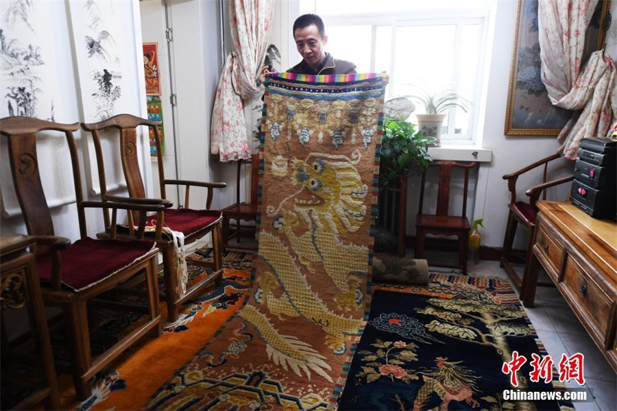 Ancient carpet collection records history of Silk Road