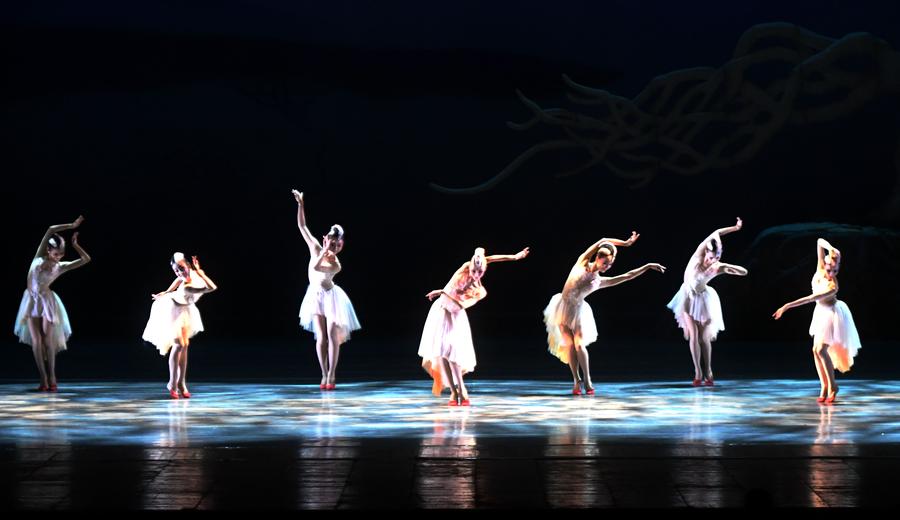 Dance drama 'Crested Ibises' staged in Nanning