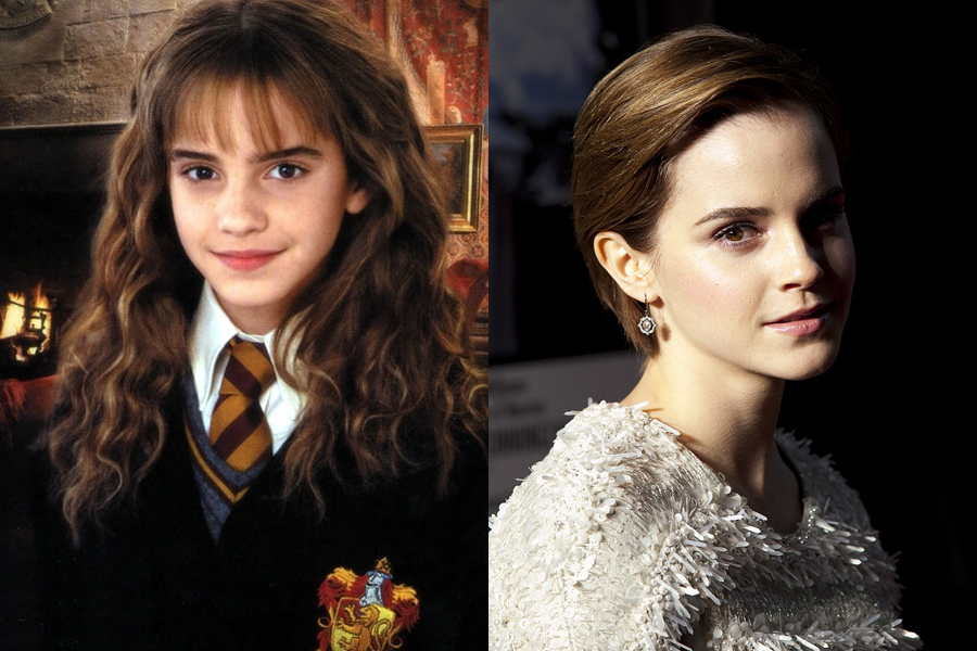 Now and then: Stars of Harry Potter