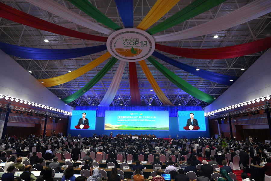 UNCCD's high-level segment held in Ordos