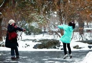 北京今迎入冬以來第四場降雪 降雪量為小到中雪(圖)