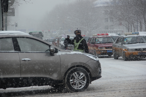 長春今年首降暴雪