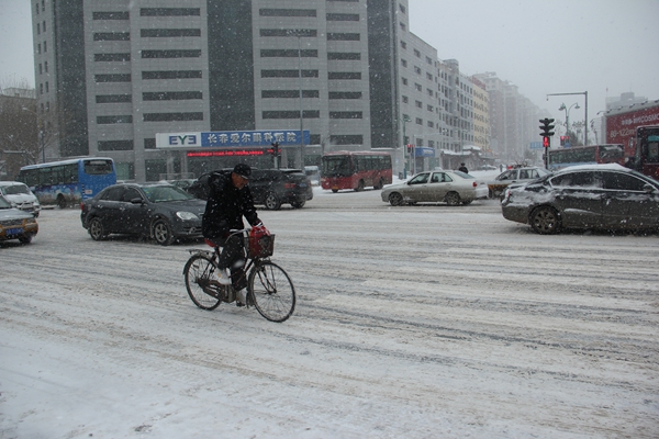 長春今年首降暴雪