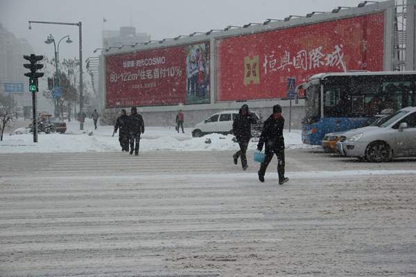 長春今年首降暴雪