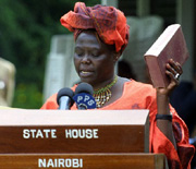 Kenyan ecologist wins Nobel prize