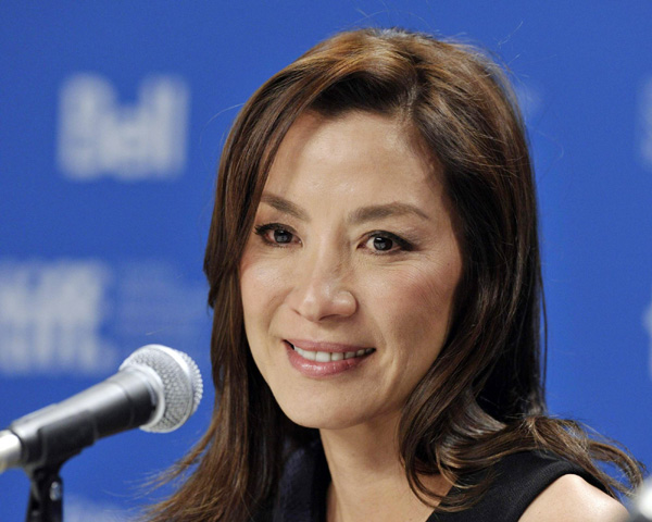 Michelle Yeoh promotes 'The Lady' at TIFF