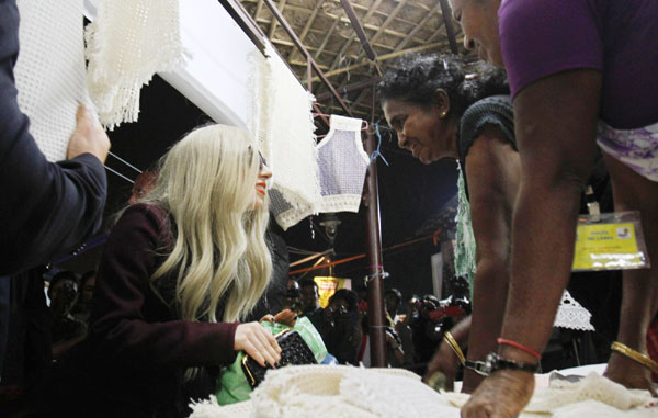 Lady Gaga visits India