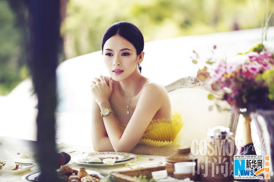 Chinese star Zhang Ziyi covers COSMO Bride