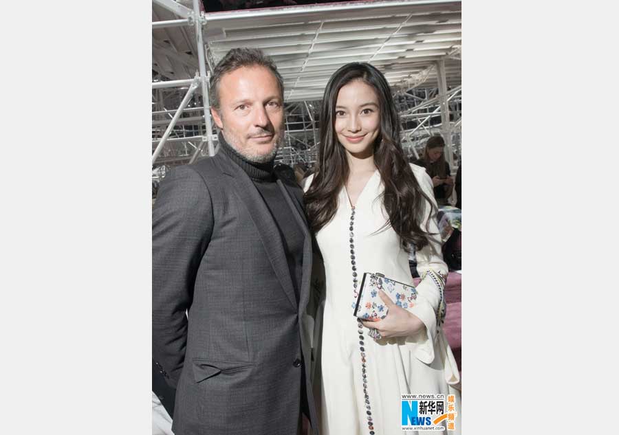 Angelababy graces Paris Fashion Week