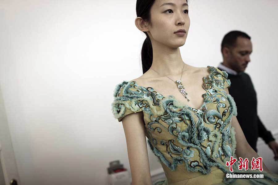 Photo story: Chinese haute couture designer in Paris