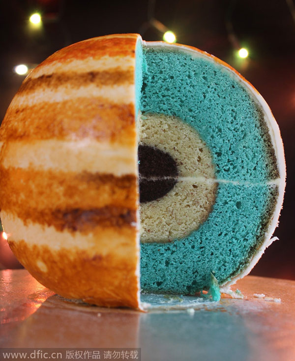 Tasty planet cakes