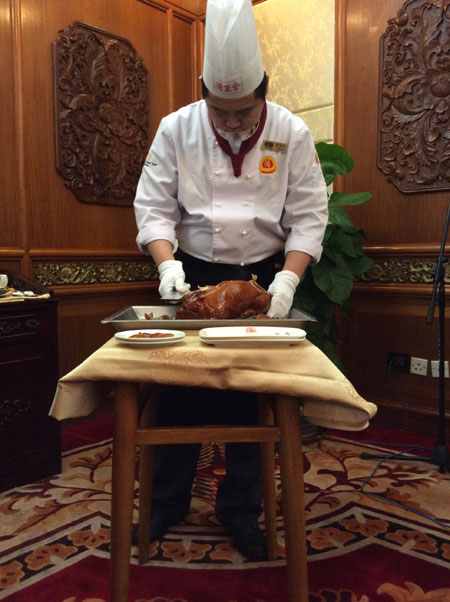 Seeking classic Peking duck at Quanjude