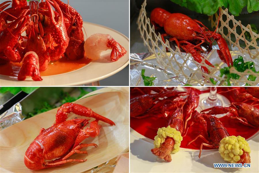 Lobster cuisine championship held in E China's Jiangsu