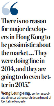 Cheung Kong will sell fewer flats in 2015