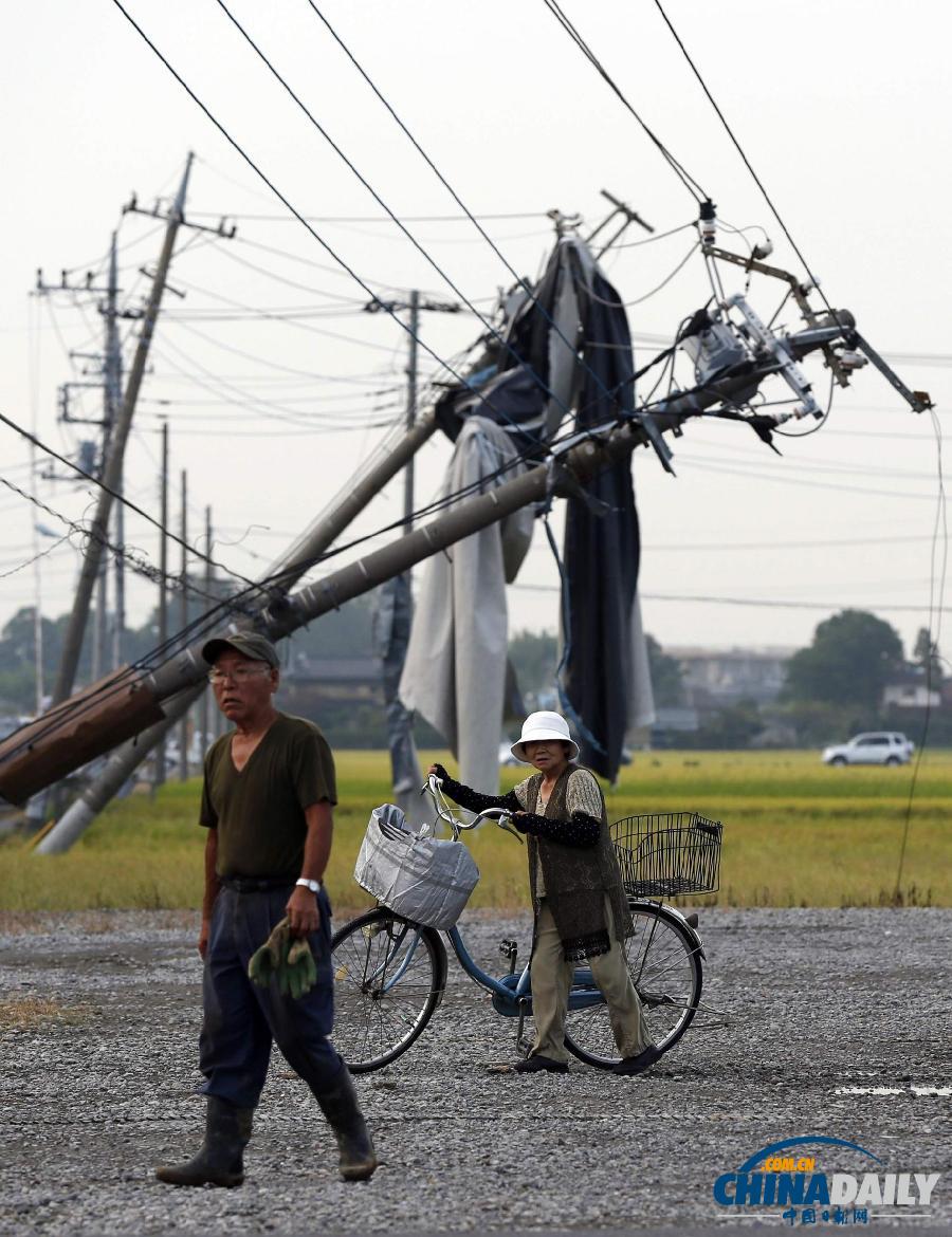 日本多地遭疑似龍卷風襲擊 致數十人受傷