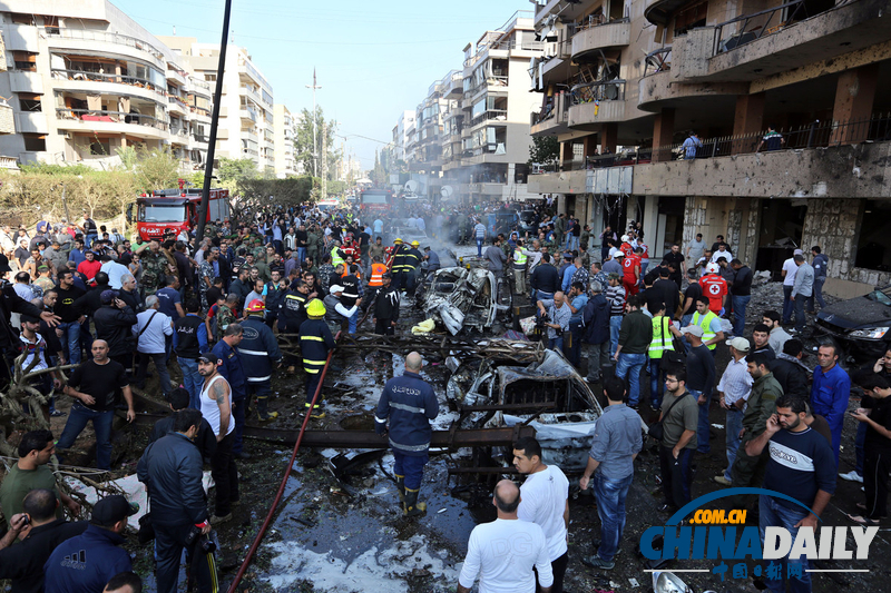 伊朗駐黎巴嫩使館附近發(fā)生連環(huán)爆炸 百余人傷亡（圖）