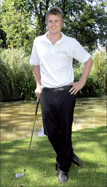 Golf course designer tests the water