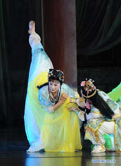 Famous dancer performs Dream of the Red Chamber in Beijing