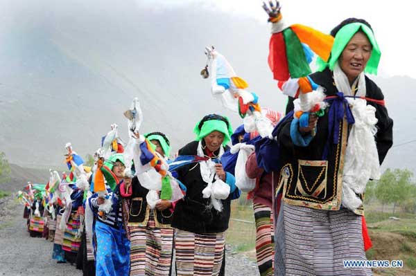 Quguo Festival celebrated in Tibet