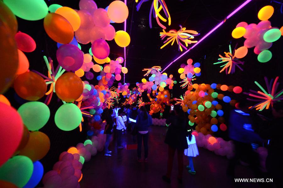 Children play at Balloon Carnival