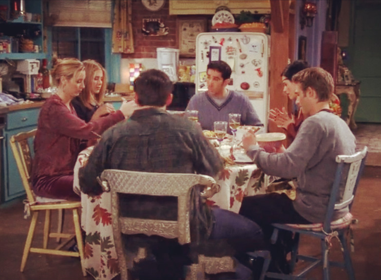 Thanksgiving Day with friends on ‘Friends’