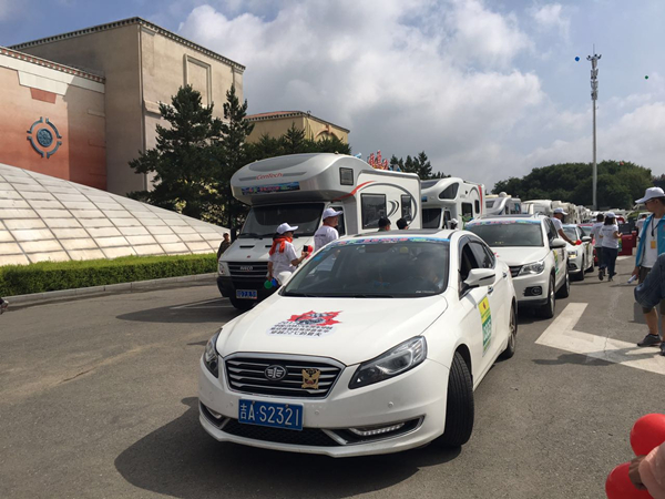 Driving and racing on unique scenic roads in Jilin