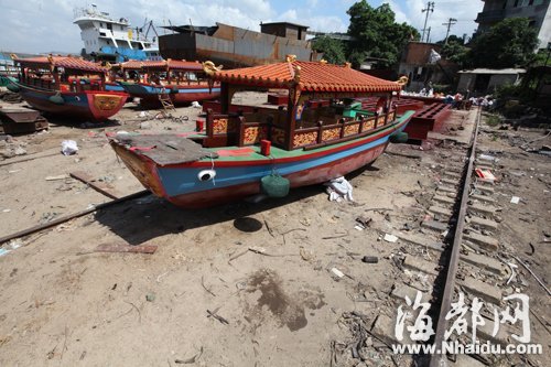 仿古福船國慶通航　日游福州白馬河30元每人(圖)