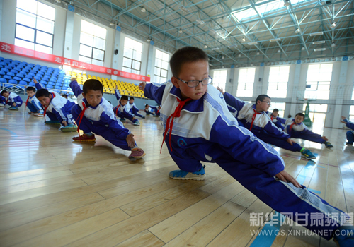 Gansu students enjoy colorful extracurricular activities