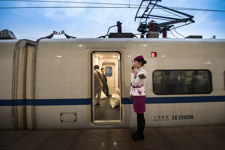 High speed train crew ensures happy journey on the fast track