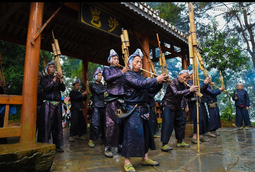 Last gunmen's tribe of Miao ethnic group