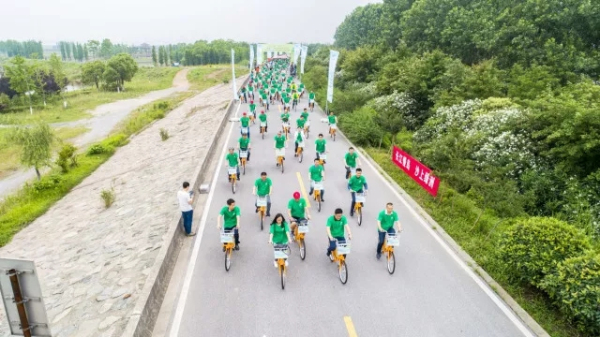 Green bike ride hits Zhangjiagang for World Environment Day